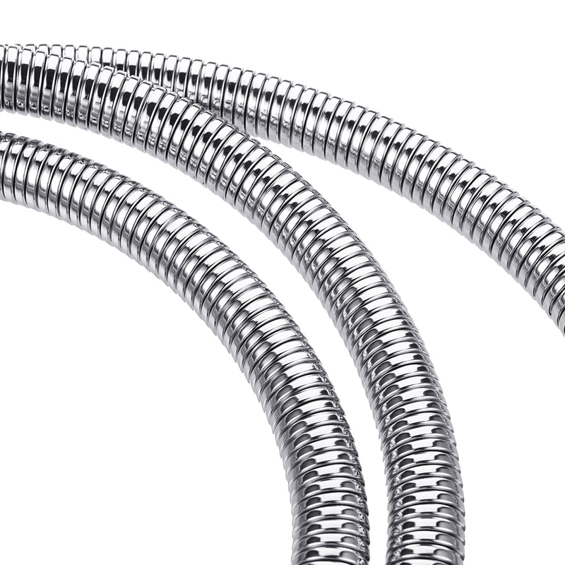 1.5m Flexible Handheld Shower Head Hose Dense Structure Stainless Steel 360 Rotatable Connector