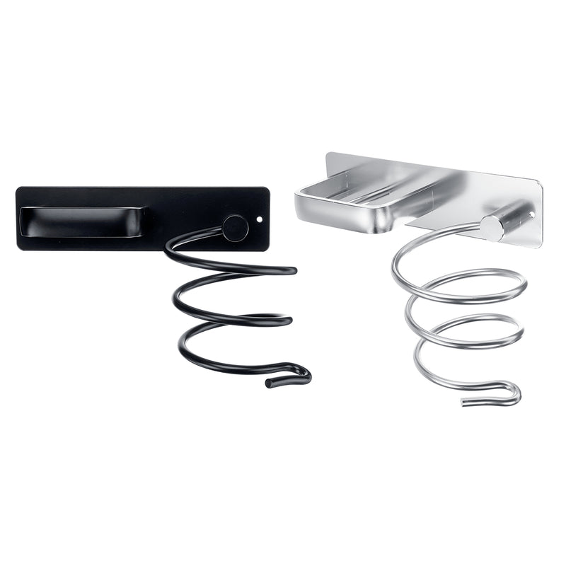 Wall Mounted Hair Dryer Holder Rack Bathroom Hair Straightener Shelf Storage Net