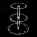 3 Tier Acrylic Cake Stand Storage Rack Dessert Display Holder Wedding Party Decorations