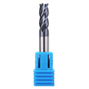 Drillpro 9pcs 1-10mm 4 Flutes Tungsten Carbide Milling Cutter HRC50 Milling Cutter CNC Tool