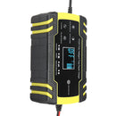 Enusic 12/24V 8A Red Touch Screen Pulse Repair LCD Battery Charger For Car Motorcycle Lead Acid Battery Agm Gel Wet