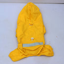 Pet Dog Outdoor Reflective Stripe RainCoat Waterproof Rain Coat Four Feet With Hat