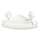 Bathroom Corner Shelf With Suction Cup Rack Organizer Cup Storage Wall Basket