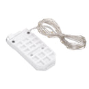 LUSTREON DC3V Warm White Yellow 2M Silver Wire Turn On LED String Light for Christmas Holiday Vase Decor