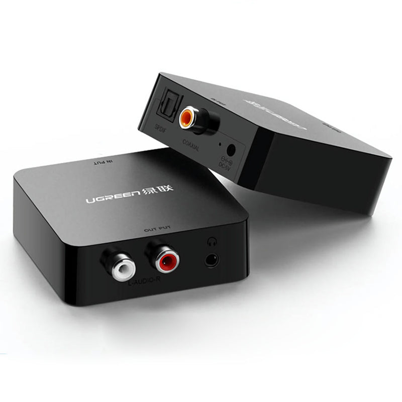 Ugreen Optical Toslink Coaxial to Analog R/L RCA Digital to Analog Audio Converter Adapter for PS4 TV