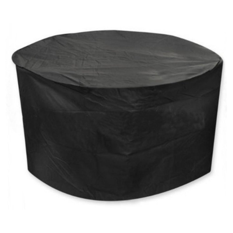 30inch Patio Round Pit Cover Waterproof UV Protector Grill BBQ Chair Table Shelter Black