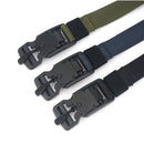 AWMN 25W 125cm Nylon Tactical Belt Outdoor Leisure Waist Belts with Funch Free Buckle Magnet Buckle