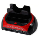 USB2.0 SATA IDE Dual Slots All-in-one HDD Laptop Docking Station EU
