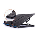 M25 Silent Laptop Cooler 5-speed Adjustable Cooling Pad Height Adjustable Laptop Cooling Stand Notebook Cooler with Stand