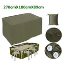 Waterproof Motorcycle Garden Rectangular Rain Furniture Set Cover Shelter