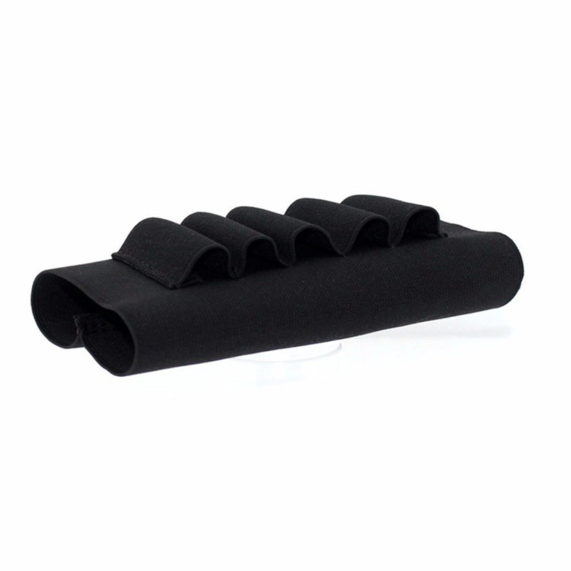 5 Rounds Army Elastic Shotgun Stock Shell Ammo Case Cartridge Holder Hunting Gun Accessories