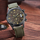 MEGIR ML2021G Men Watch Multifunction Chronograph Quartz Watch Complete Calendar Sport Watches