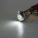 Excellway 12V 4 Pin Led Metal Push Button Switch Momentary Power Switch Waterproof