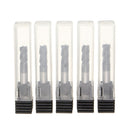 5pcs 6mm Head 4 Flute Tungsten Steel End Mill Cutter