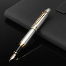 JINHAO Excutive Metal Fountain Pen 0.7mm Extra Fine Nib Bussiness Stationery Office school supplies