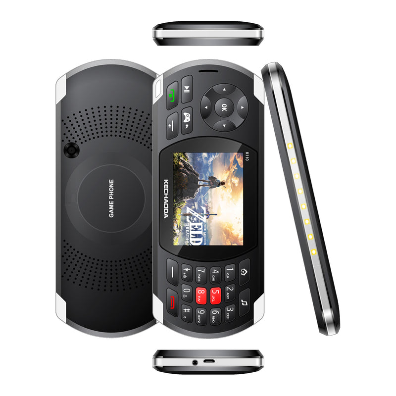 KECHAODA K110 Game Phone 2.8 inch 2600mAh 100 Classic Game Torch Big Sound Speaker With Vibration Dual SIM Card Dual Standby Feature Phone