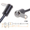 Bosmaa MK6L Motorcycle Self-lock Switch ON-OFF Handlebar Adjustable Mount Waterproof Switches Button 12V Headlight