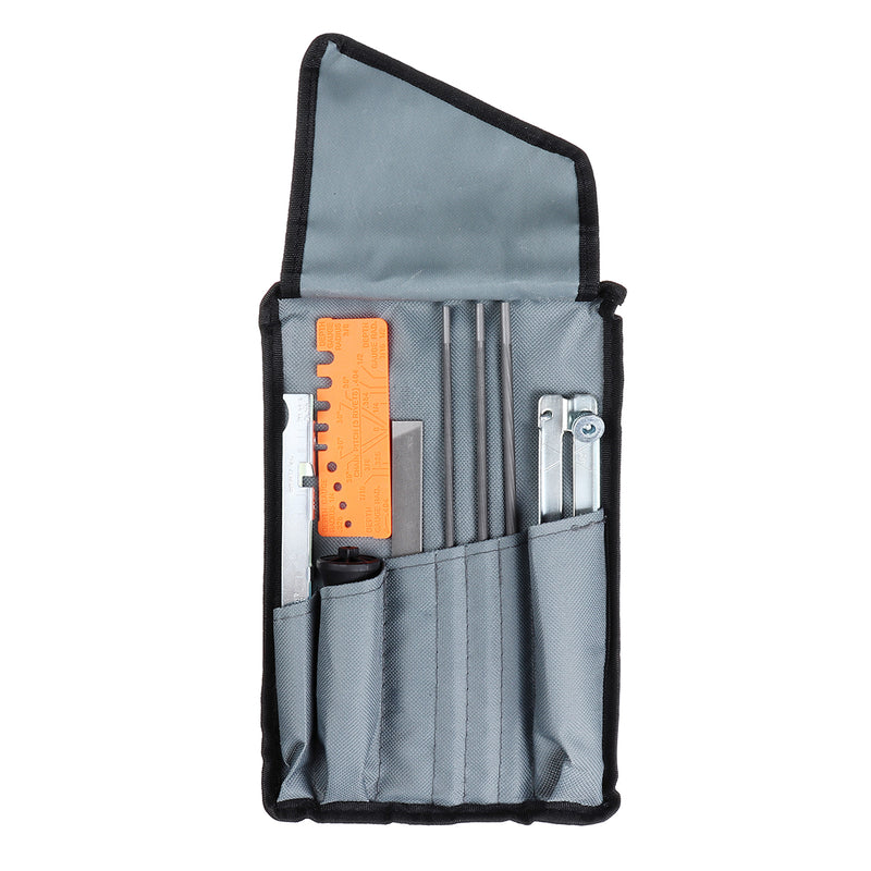 10Pcs Chainsaw Sharpening File Filing Kit Files Tool Chain Sharpener For Stihl Chian Saw