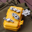 EDC Collections Waterproof Sealed Case Survival Tools Flashlight Tactical Container Storage Box Sealed Box