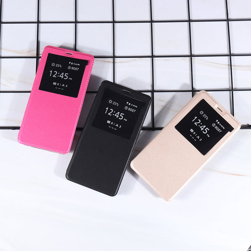 Bakeey Luxury Flip with View Window PU Leather Full Body Protective Case for Xiaomi Redmi 8A