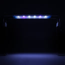 18.5CM Aluminum Adjustable LED Aquarium Light  Fish Tank Panel Lamp Blue+White AC220V