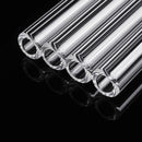 4Pcs 100mm OD 7mm 1.5mm Thick Wall Borosilicate Glass Blowing Tube Laboratory