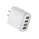 Bakeey QC3.0 3A 4USB Fast Charging USB Charger Adapter For iPhone 8Plus XS 11Pro Huawei P30 Pro Mate 30 Oneplus 7