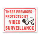 CCTV Camera Sign Sticker Self-adhensive Decal These Premises Projected By Video Surveillance