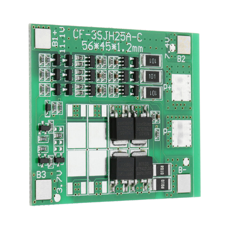 DC 12V 12A 3 String 18650 11.1V Lithium Battery Protection Board Solar Street Lights Sprayer Protection Board With Balanced