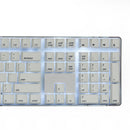 Magicforce 108 Key White Color Black Fonts Dye-sub PBT Keycaps Keycap Set for Mechanical Keyboard