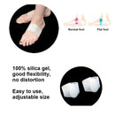 2x Silicone bandage belt Foot Pain Relief Plantar Fasciitis Insole Pads Orthotic Arch Support