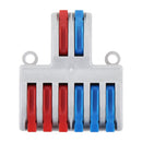 SPL-62 Two Groups of Parallel One-in and Three-out Splitter Terminal Wire Connector