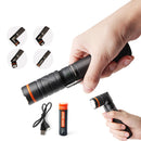 Nicron B75 XP-G2 S2 300LM Magnetic Tail 90 Adjustable Head USB LED Flashlight & Fluorescence Detection Pen
