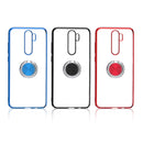 Bakeey Plating Transparent Ultra-thin with Finger Ring Holder Shockproof PC Protective Case for Xiaomi Redmi Note 8 Pro
