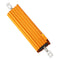 10pcs RX24 100W 2R 2RJ Metal Aluminum Case High Power Resistor Golden Metal Shell Case Heatsink Resistance Resistor