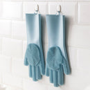 Magic Silicone Cleaning Gloves Kitchen Foaming Glove Heat Insulation Gloves Pot Pan Oven Mittens Cooking Glove