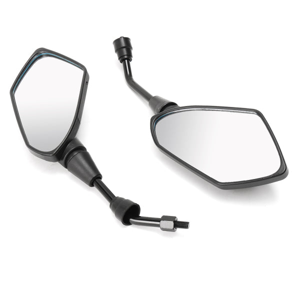 8mm 10mm Motorcycle Rear View Mirrors For Scooter E-Bike