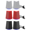 SADA V-115 Mini USB bluetooth Audio Stereo 2.0 Sound Channel 3.5mm Computer Speaker Portable Speaker for PC Notebook