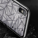 Bakeey Diamond Pattern Magnetic Adsorption Full Body Tempered Glass Back Cover+PC Frame Protective