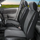 9cs Black + Grey Universal 5-seat Car Universal Auto Seat Cushion Cover Protector