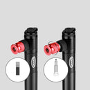 BIKIGHT CX-P02 Aluminium Alloy 2Modes Mini Bicycle Pump Outdoor Portable Bike Pump For American Nozzle and French Nozzle Bike