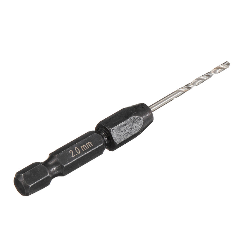 5Pcs 2-6mm Quick Change Twist Drill Bit Set Hex Shank HSS 2/3.2/4/5/6mm Drill Bit