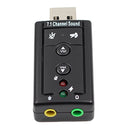 Bakeey USB 2.0 External Sound Card Channel 7.1 3.5mm Adapter Microphone Headphone Audio Interface
