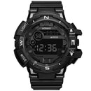 HONHX 81-66F Men Fashion Luminous Display Calendar Alarm Colock Sport Digital Watch