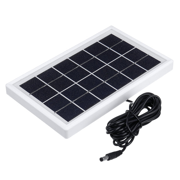 5W 6V Solar Panel With DC 3M Cable Multi-used Solar Power Panel For Street Lighting Monitoring Lighting System