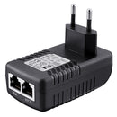 EU Plug Ethernet POE Injector DC12V 1A 12W Wall Plug POE Switch Power Adapter