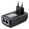 EU Plug Ethernet POE Injector DC12V 1A 12W Wall Plug POE Switch Power Adapter