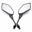 8mm/10mm Motorcycle Mirrors Scooter E-Bike Rearview Mirror Orthodontic Positive With Carbon Fiber Shell