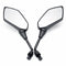 8mm/10mm Motorcycle Mirrors Scooter E-Bike Rearview Mirror Orthodontic Positive With Carbon Fiber Shell