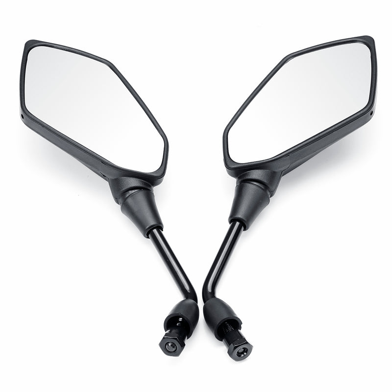 8mm/10mm Motorcycle Mirrors Scooter E-Bike Rearview Mirror Orthodontic Positive With Carbon Fiber Shell